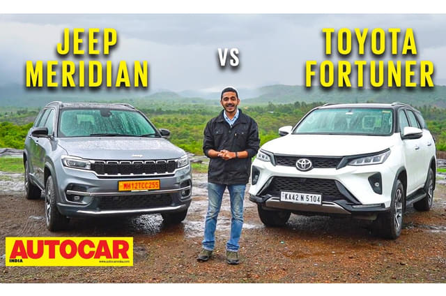 2022 Jeep Meridian vs Toyota Fortuner Legender comparison video 